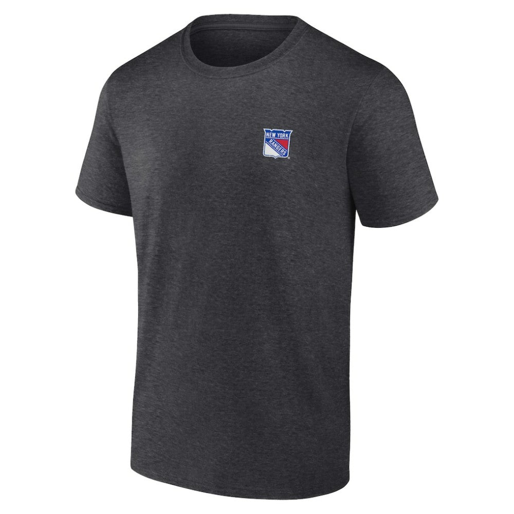 New York Rangers Fanatics Backbone T-Shirt - Heather Charcoal | Fanatics near me