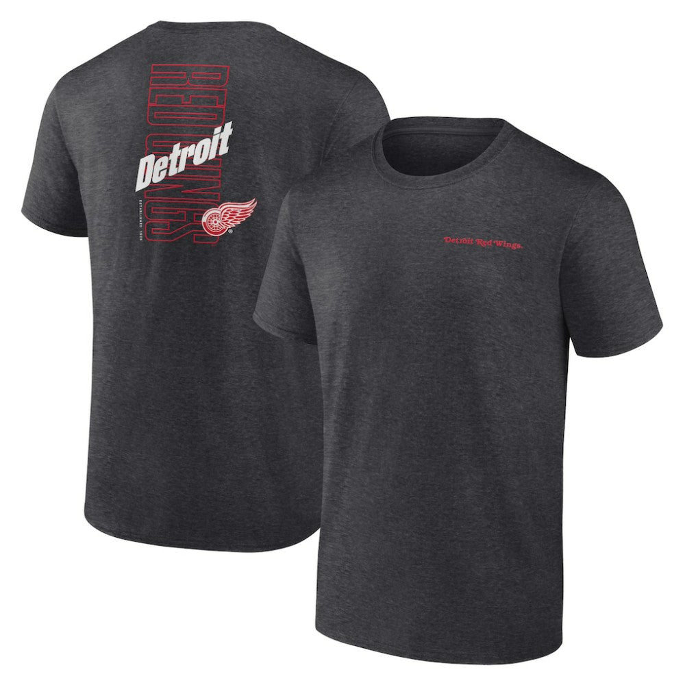 Detroit Red Wings Fanatics Backbone T-Shirt - Heather Charcoal | Fanatics near me