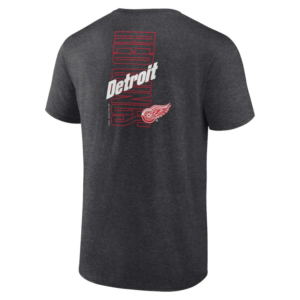 Detroit Red Wings Fanatics Backbone T-Shirt - Heather Charcoal | Fanatics near me