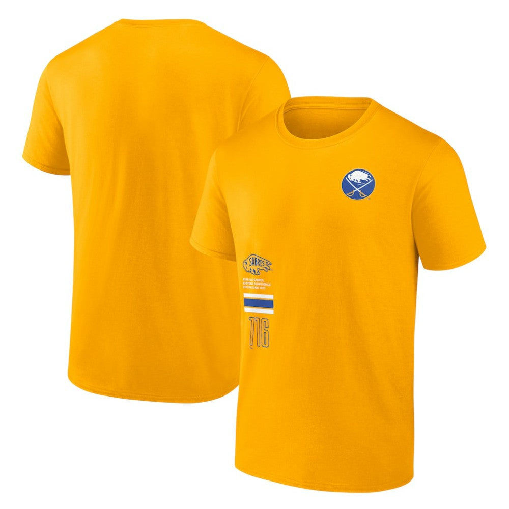Buffalo Sabres Fanatics Represent T-Shirt - Gold | Fanatics Clearance
