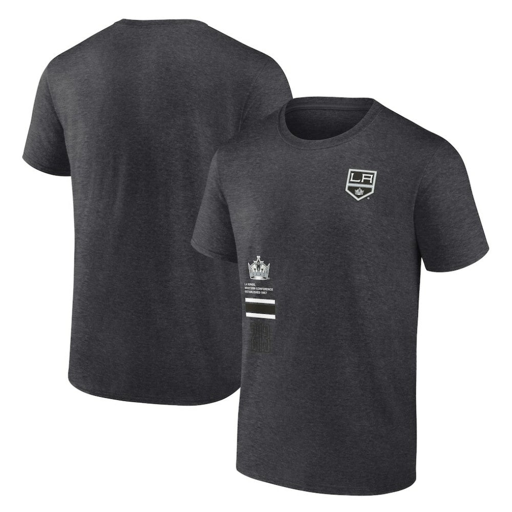 Los Angeles Kings Fanatics Represent T-Shirt - Heather Charcoal | Fanatics sale