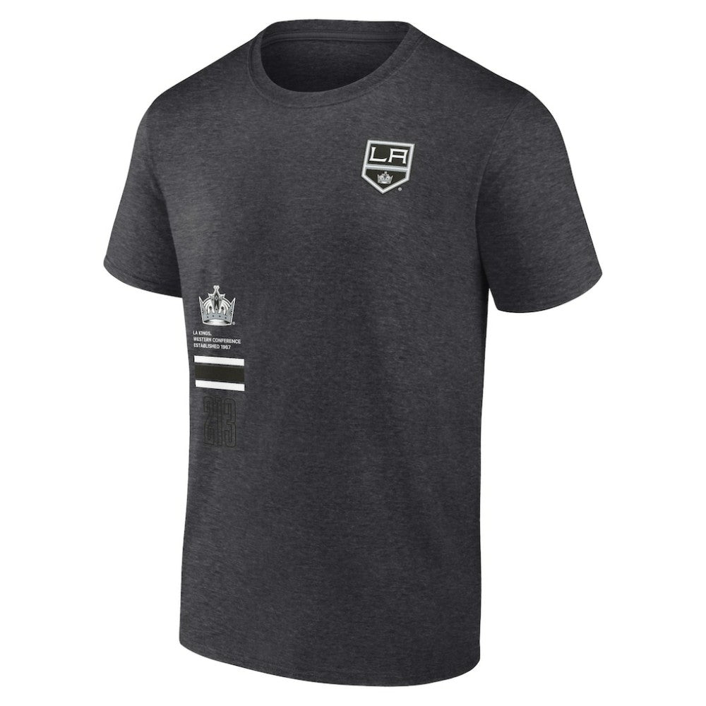 Los Angeles Kings Fanatics Represent T-Shirt - Heather Charcoal | Fanatics sale