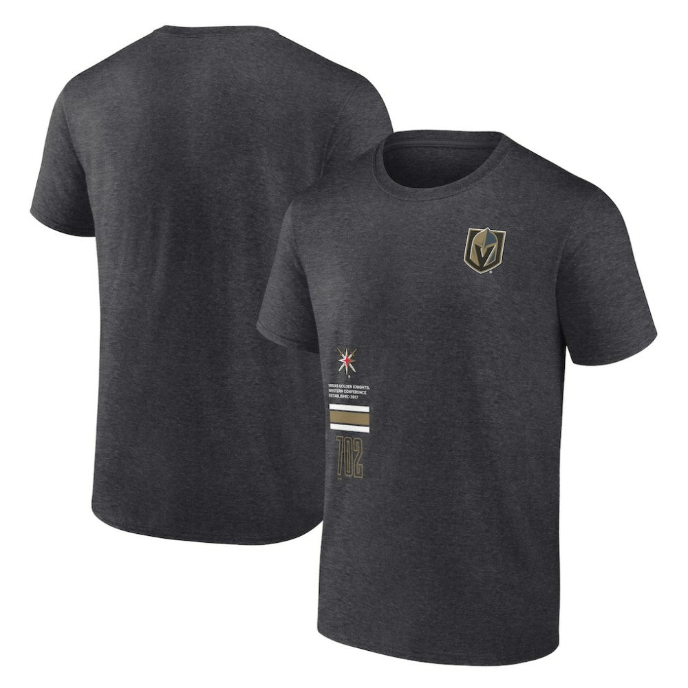 Vegas Golden Knights Fanatics Represent T-Shirt - Heather Charcoal | Fanatics sale