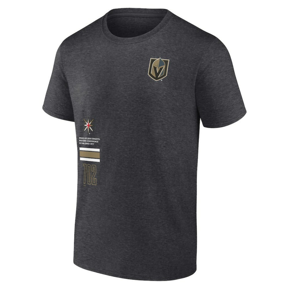 Vegas Golden Knights Fanatics Represent T-Shirt - Heather Charcoal | Fanatics sale