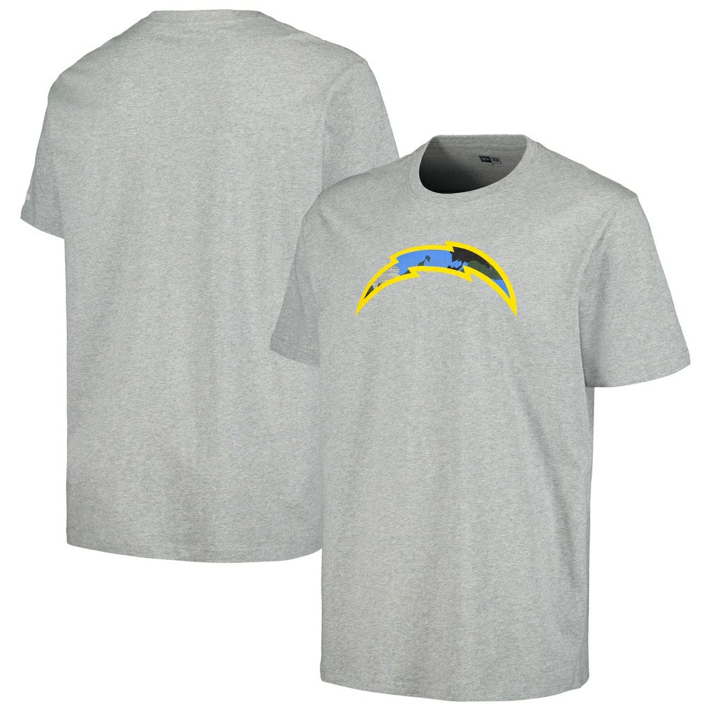 Los Angeles Chargers New Era Camo Logo T-Shirt - Gray - NFL