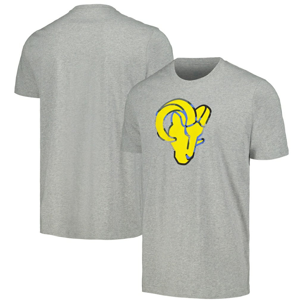 Los Angeles Rams New Era Camo Logo T-Shirt - Gray - NFL