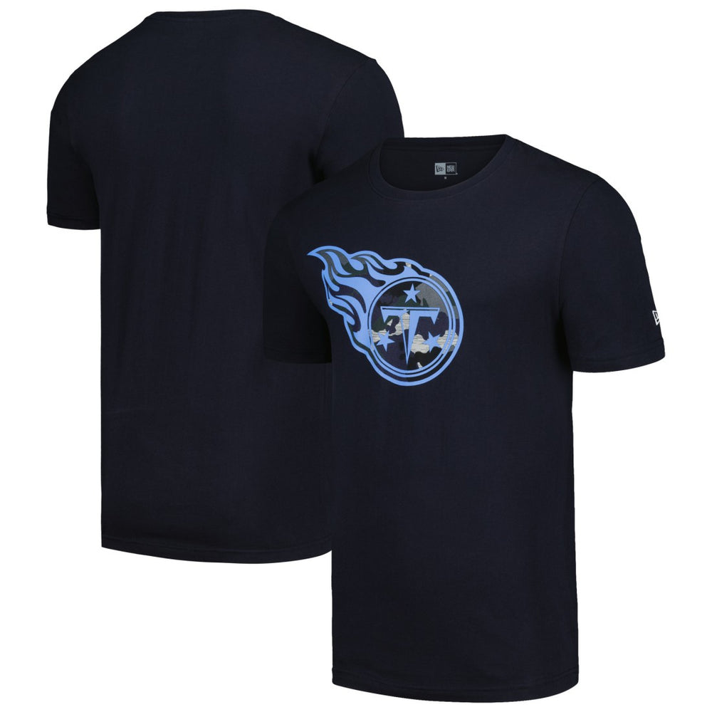 Tennessee Titans New Era Camo Logo T-Shirt - Navy - NFL