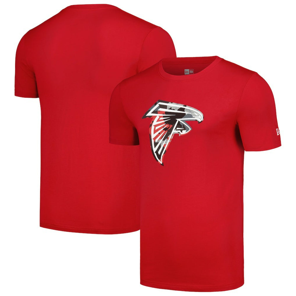 Atlanta Falcons New Era Camo Logo T-Shirt - Red - NFL