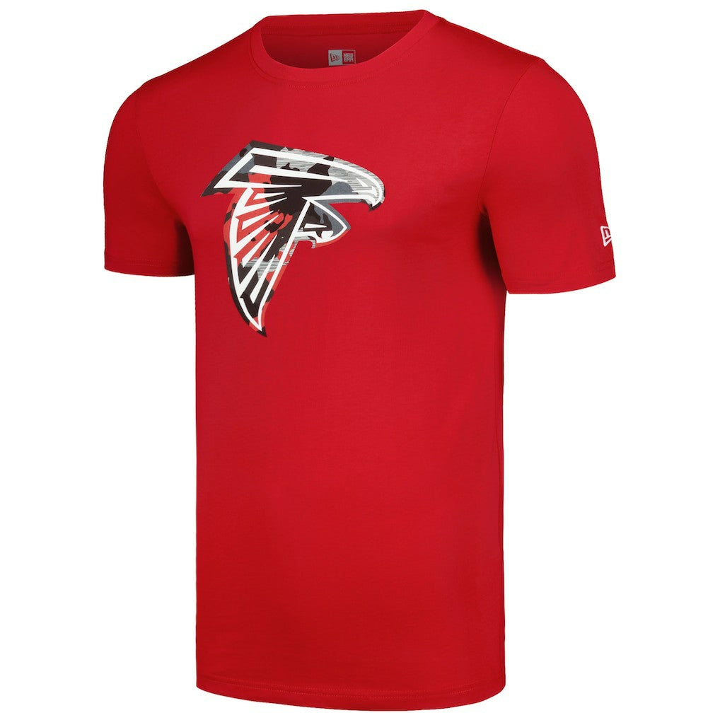 Atlanta Falcons New Era Camo Logo T-Shirt - Red - NFL