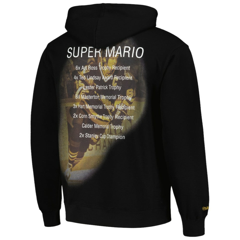 Mario Lemieux Pittsburgh Penguins Mitchell & Ness Premium Name & Number Fleece Pullover Sweatshirt - Black | NHL online