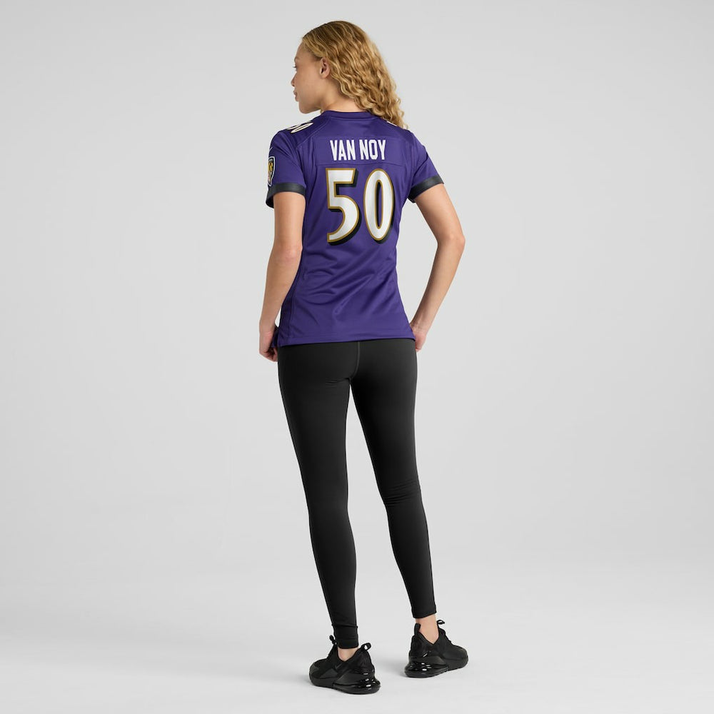 Kyle Van Noy Baltimore Ravens Women's Game Jersey - Purple - Nike