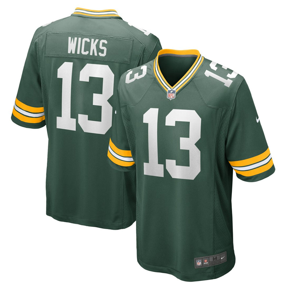 Dontayvion Wicks Green Bay Packers Game Jersey - Green - Nike