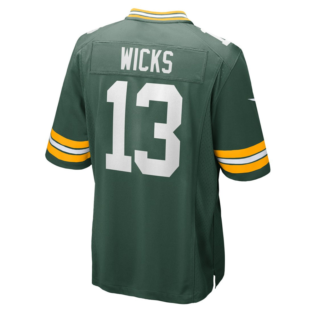 Dontayvion Wicks Green Bay Packers Game Jersey - Green - Nike