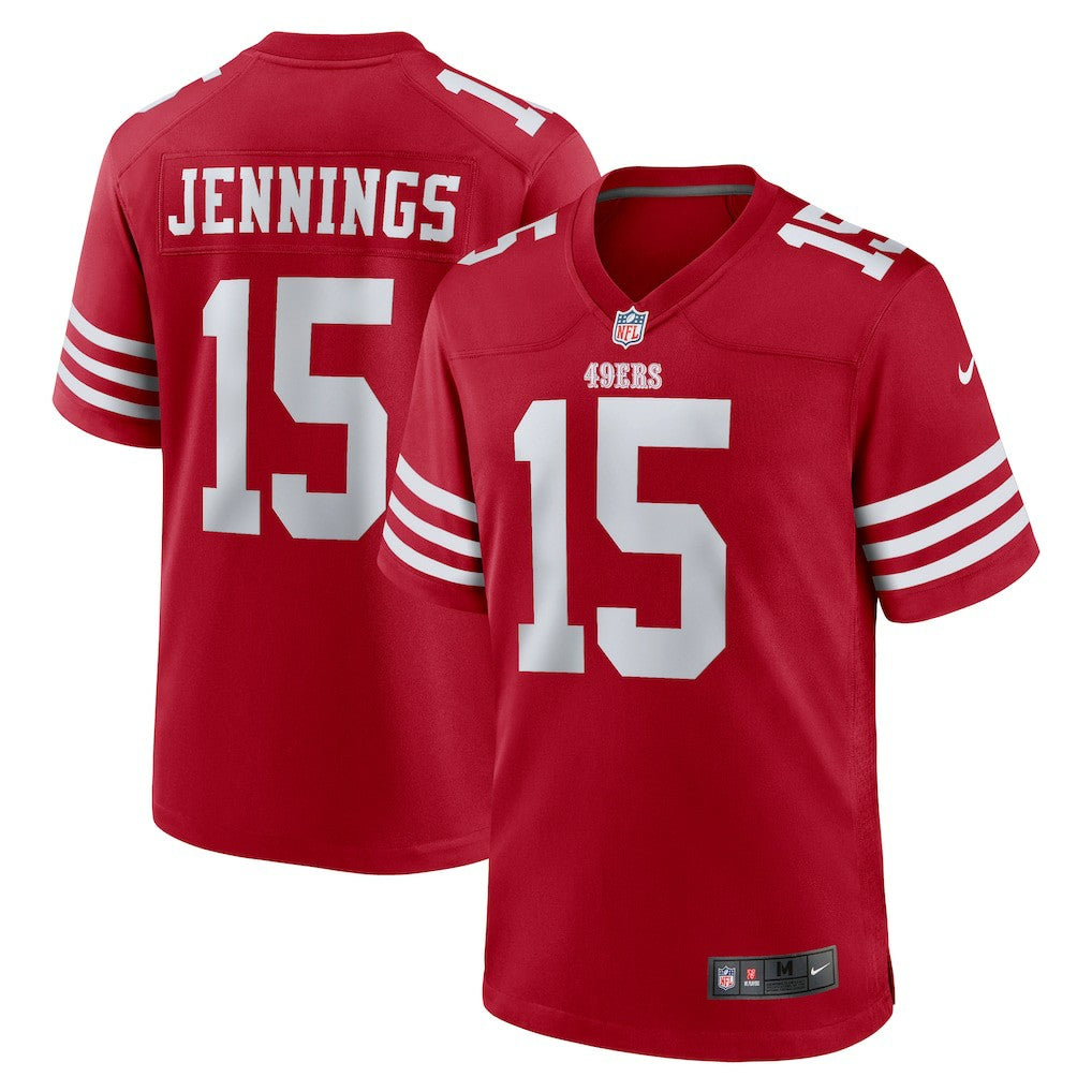 Jauan Jennings San Francisco 49ers Game Jersey - Scarlet - Nike
