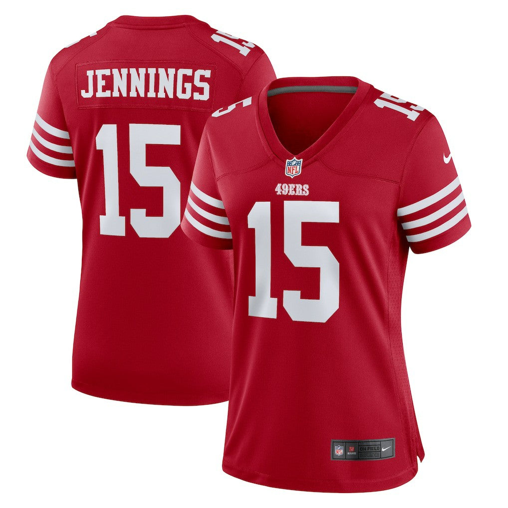 Jauan Jennings San Francisco 49ers Women's Game Jersey - Scarlet - Nike