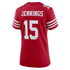 Jauan Jennings San Francisco 49ers Women's Game Jersey - Scarlet - Nike