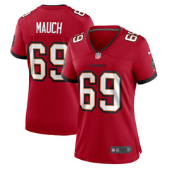 Cody Mauch Tampa Bay Buccaneers Women's Game Jersey - Red - Nike