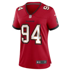 Calijah Kancey Tampa Bay Buccaneers Women's Game Jersey - Red - Nike