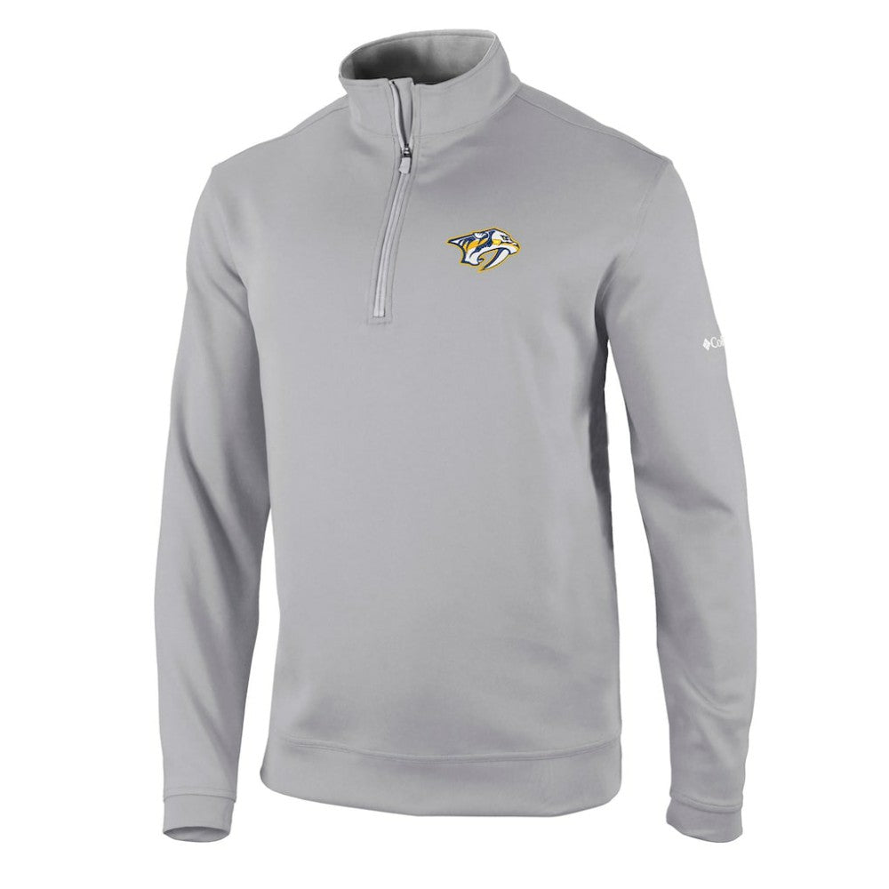 Nashville Predators Columbia Wickham Hills Omni-Wick Quarter-Zip Jacket - Gray | NHL Lifestyle