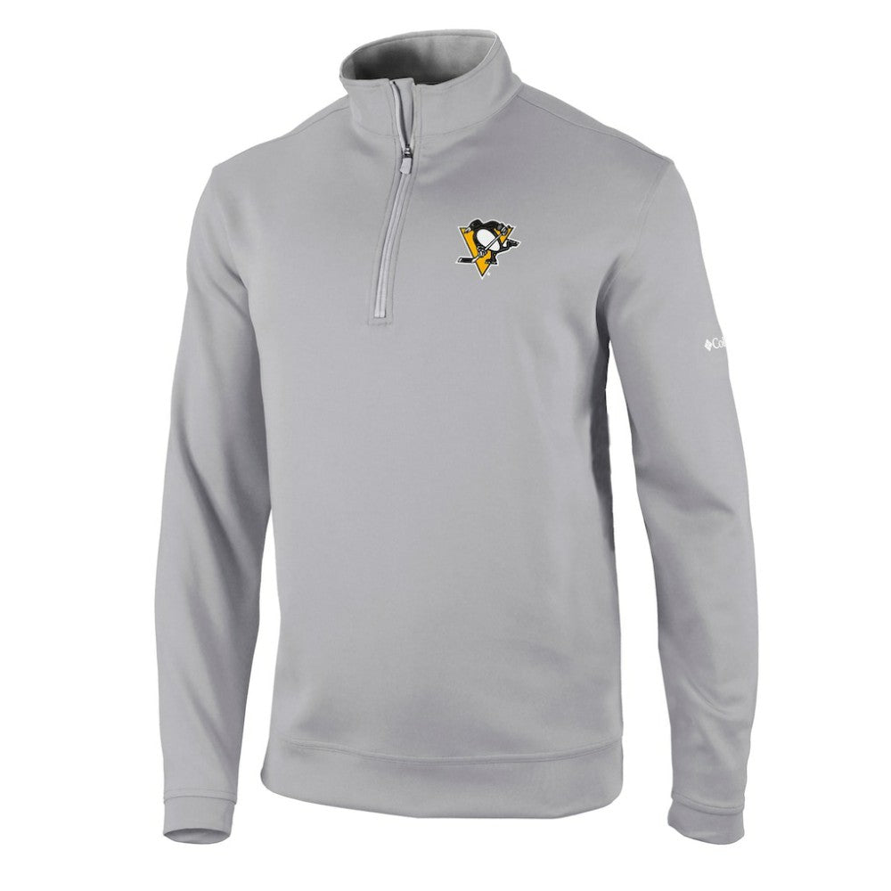 Pittsburgh Penguins Columbia Wickham Hills Omni-Wick Quarter-Zip Jacket - Gray | NHL near me