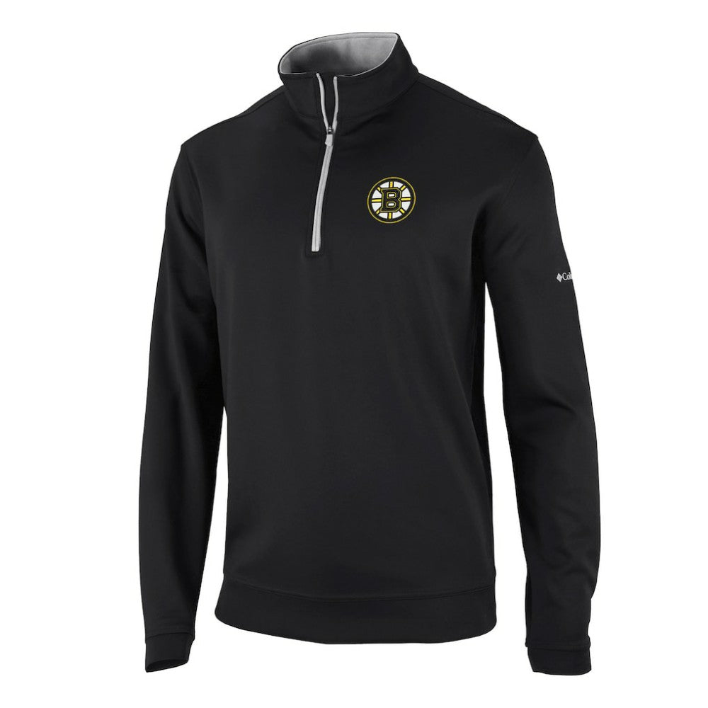 Boston Bruins Columbia Wickham Hills Omni-Wick Quarter-Zip Jacket - Black | NHL on sale