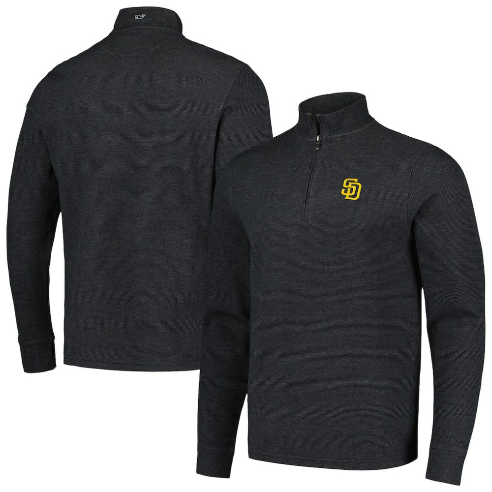 San Diego Padres Vineyard Vines Saltwater Quarter-Zip Jacket Sale