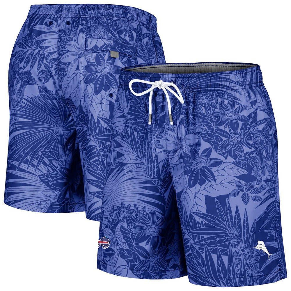 Buffalo Bills Santiago Palms Board Shorts - Royal - Tommy Bahama