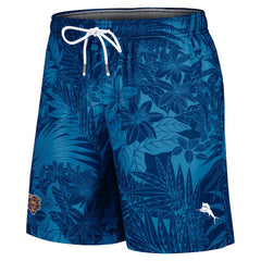 Chicago Bears Santiago Palms Board Shorts - Navy - Tommy Bahama