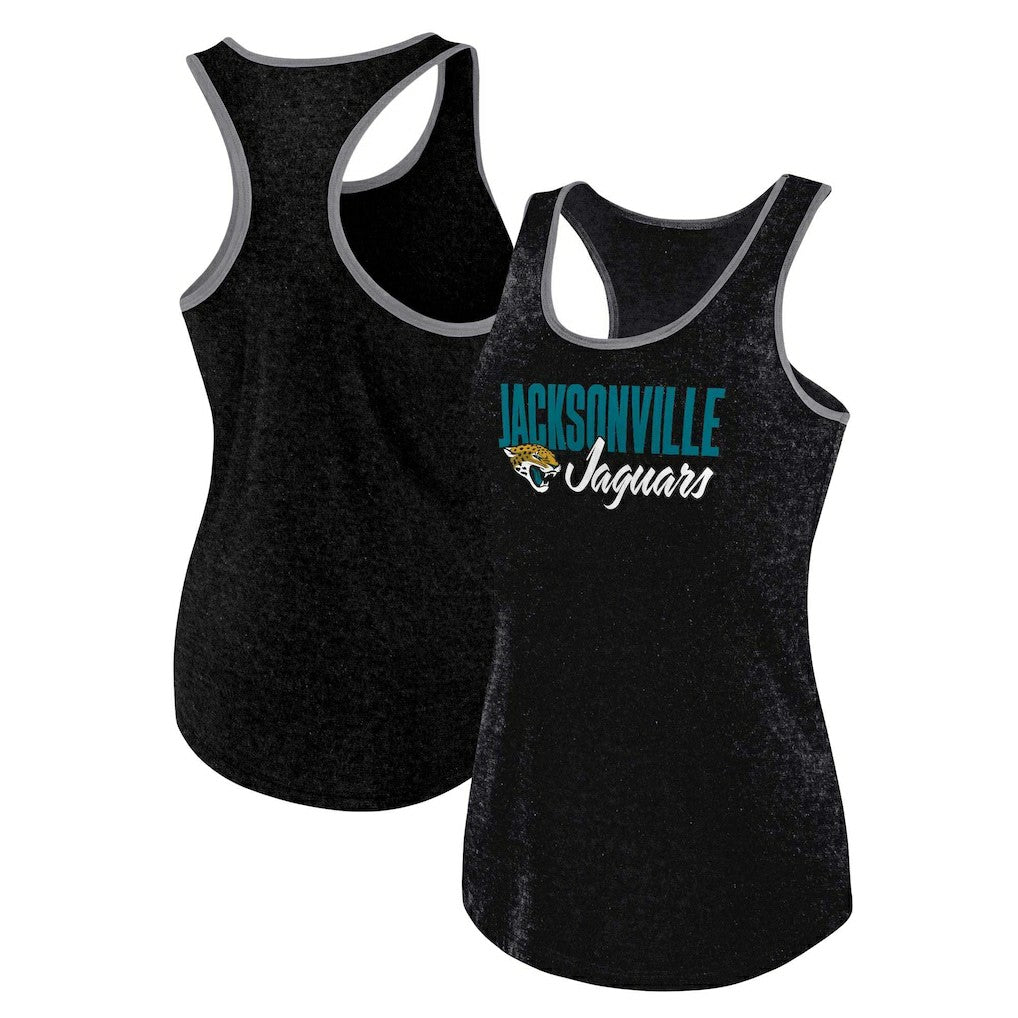 Jacksonville Jaguars Women's Plus Size Fuel Tank Top - Heather Black - Fanatics