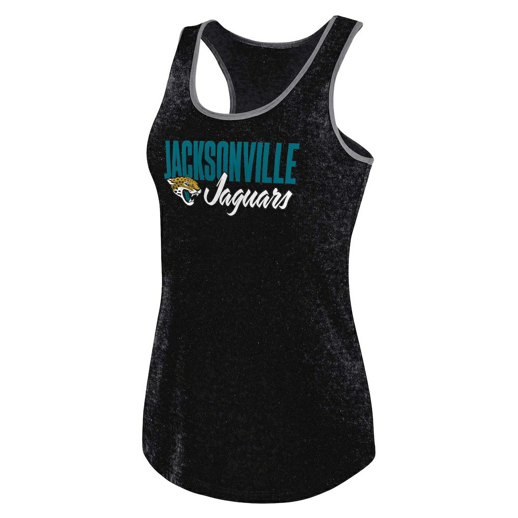 Jacksonville Jaguars Women's Plus Size Fuel Tank Top - Heather Black - Fanatics