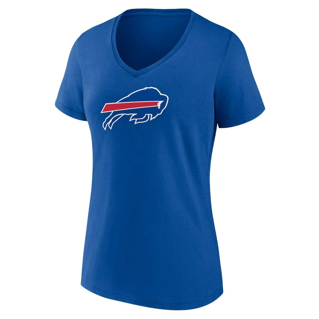 Buffalo Bills Women's Plus Size Mother's Day #1 Mom V-Neck T-Shirt - Royal - Fanatics