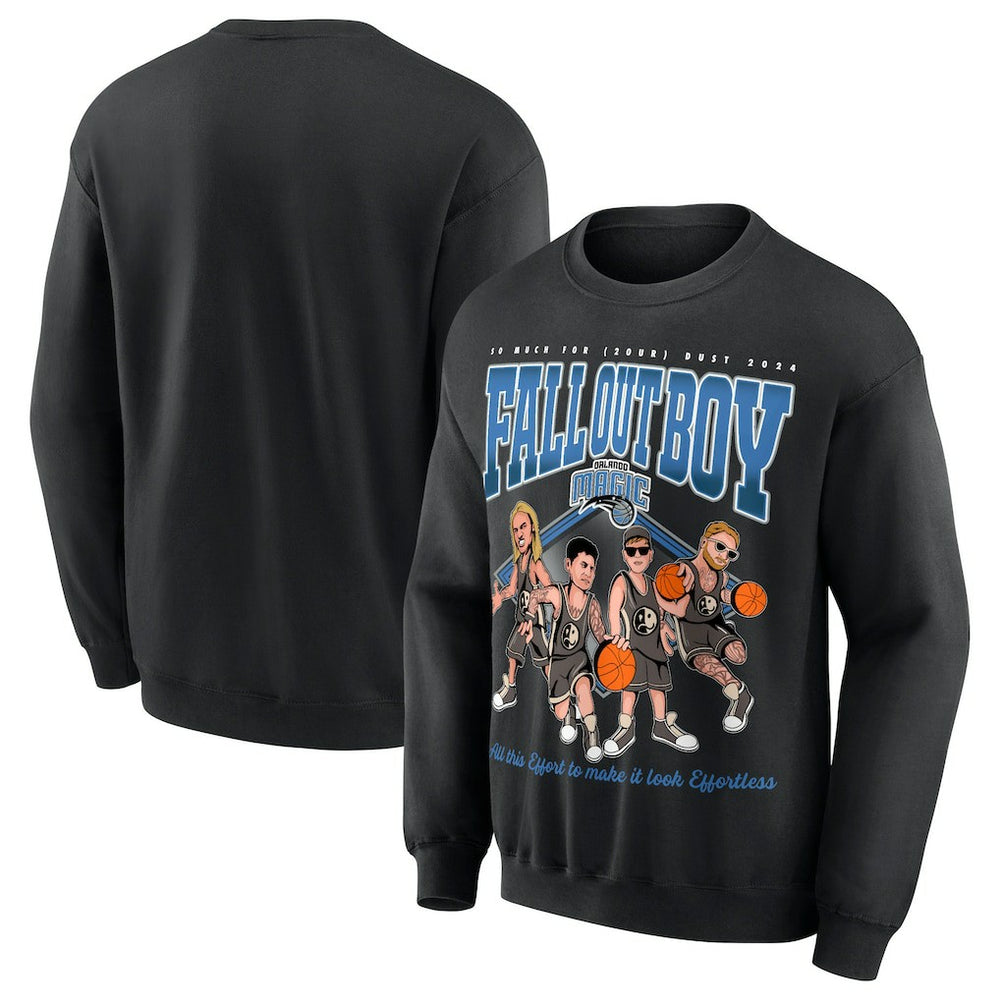 Fall Out Boy x Orlando Magic Unisex So Much For (2our) Dust Pullover Sweatshirt Black