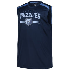 Fanatics Memphis Grizzlies Big & Tall Birdseye Muscle Tank Top Navy