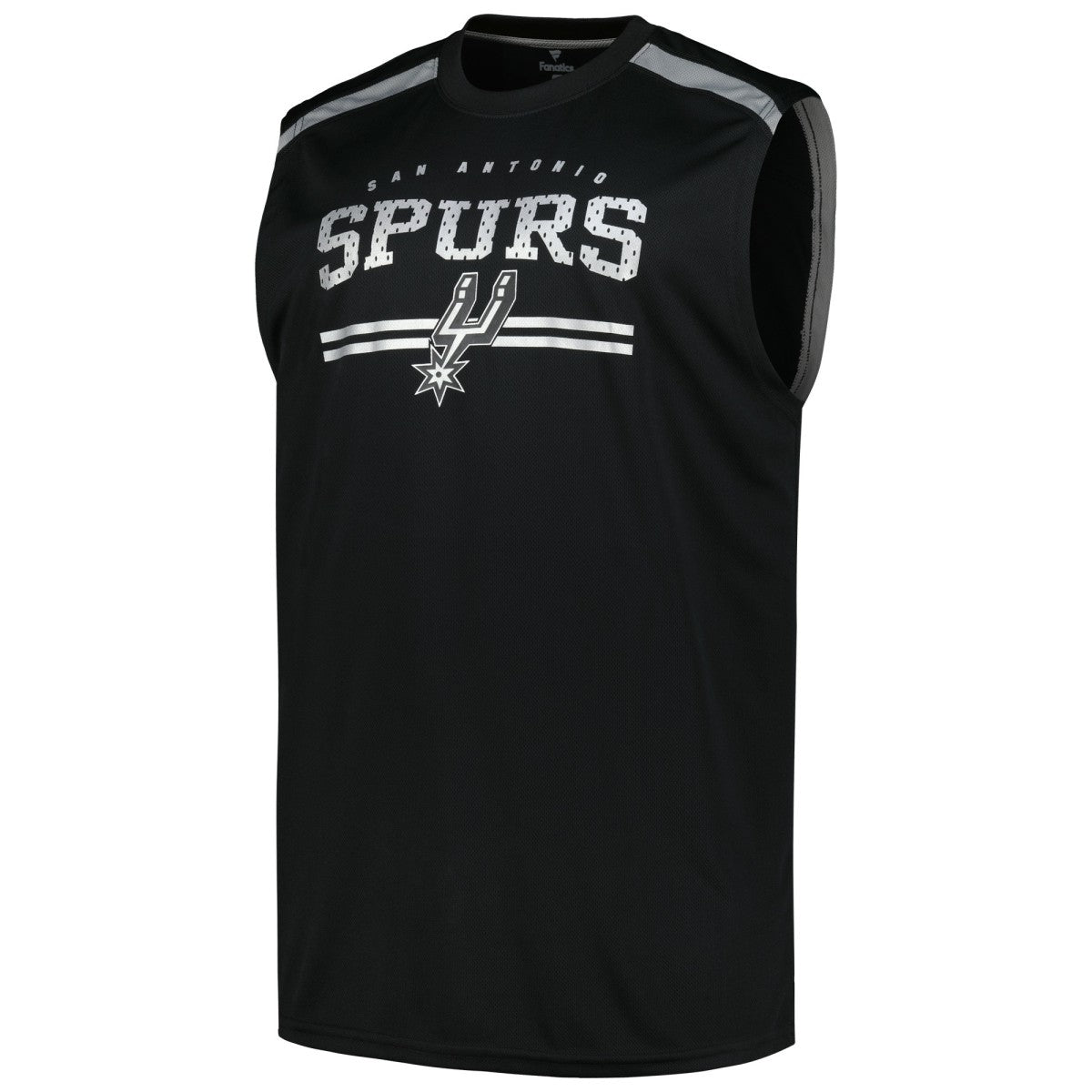Fanatics San Antonio Spurs Big & Tall Birdseye Muscle Tank Top Black