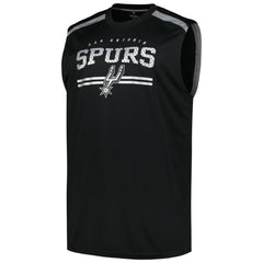Fanatics San Antonio Spurs Big & Tall Birdseye Muscle Tank Top Black