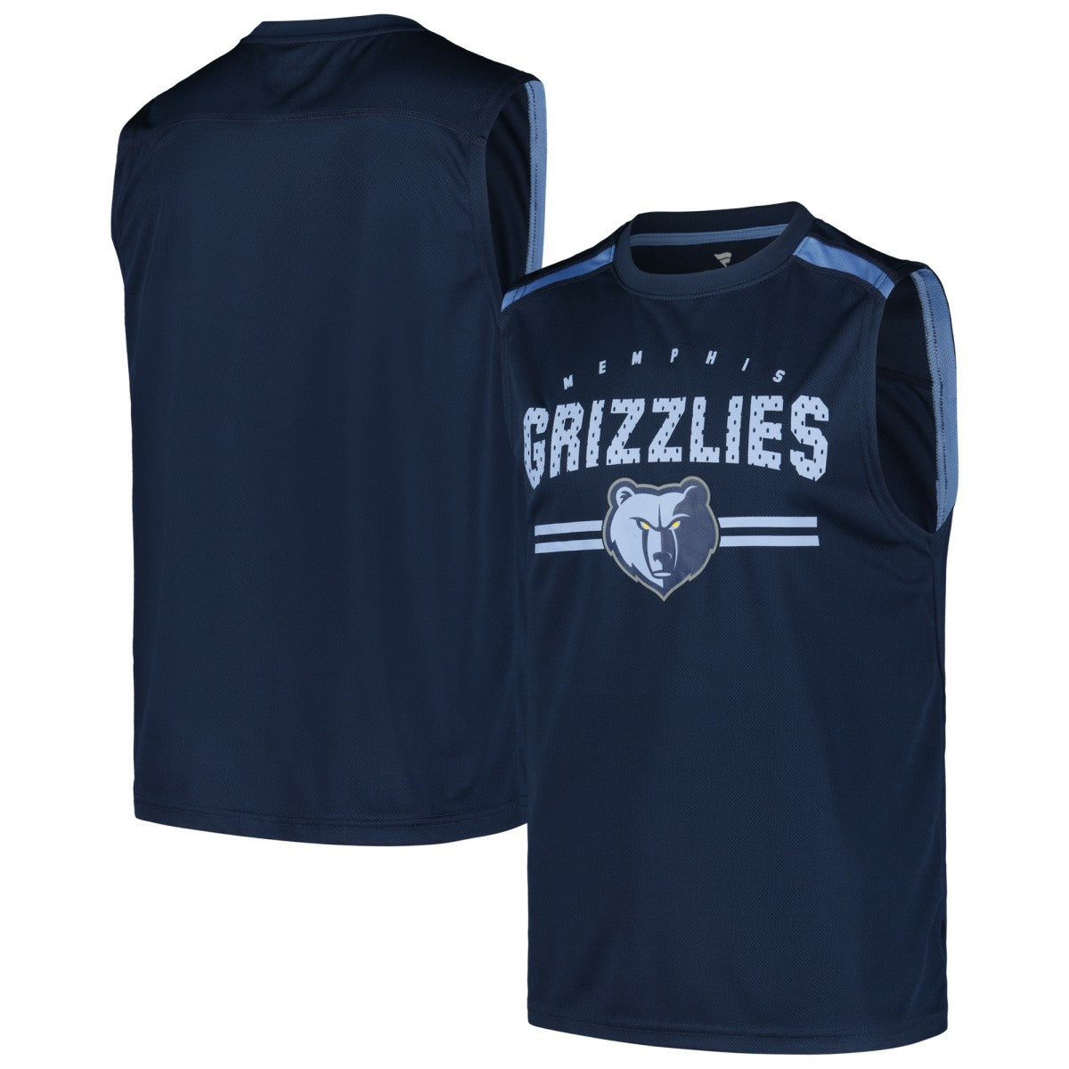 Fanatics Memphis Grizzlies Birdseye Muscle Tank Top Navy