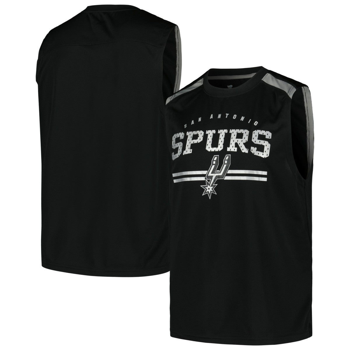 Fanatics San Antonio Spurs Birdseye Muscle Tank Top Black