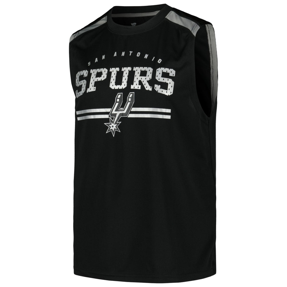 Fanatics San Antonio Spurs Birdseye Muscle Tank Top Black