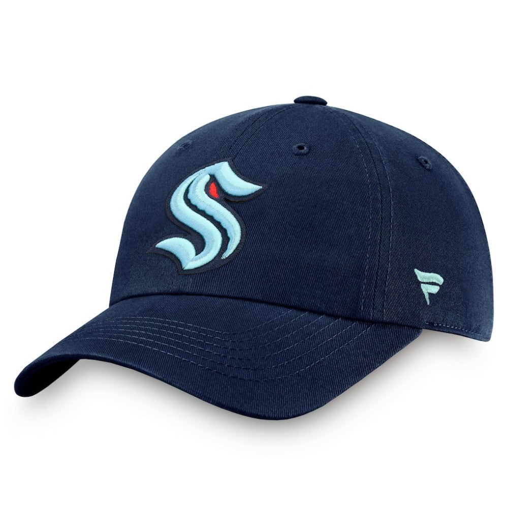 Seattle Kraken Fanatics Core Primary Logo Adjustable Hat - Deep Sea Blue | Fanatics sale