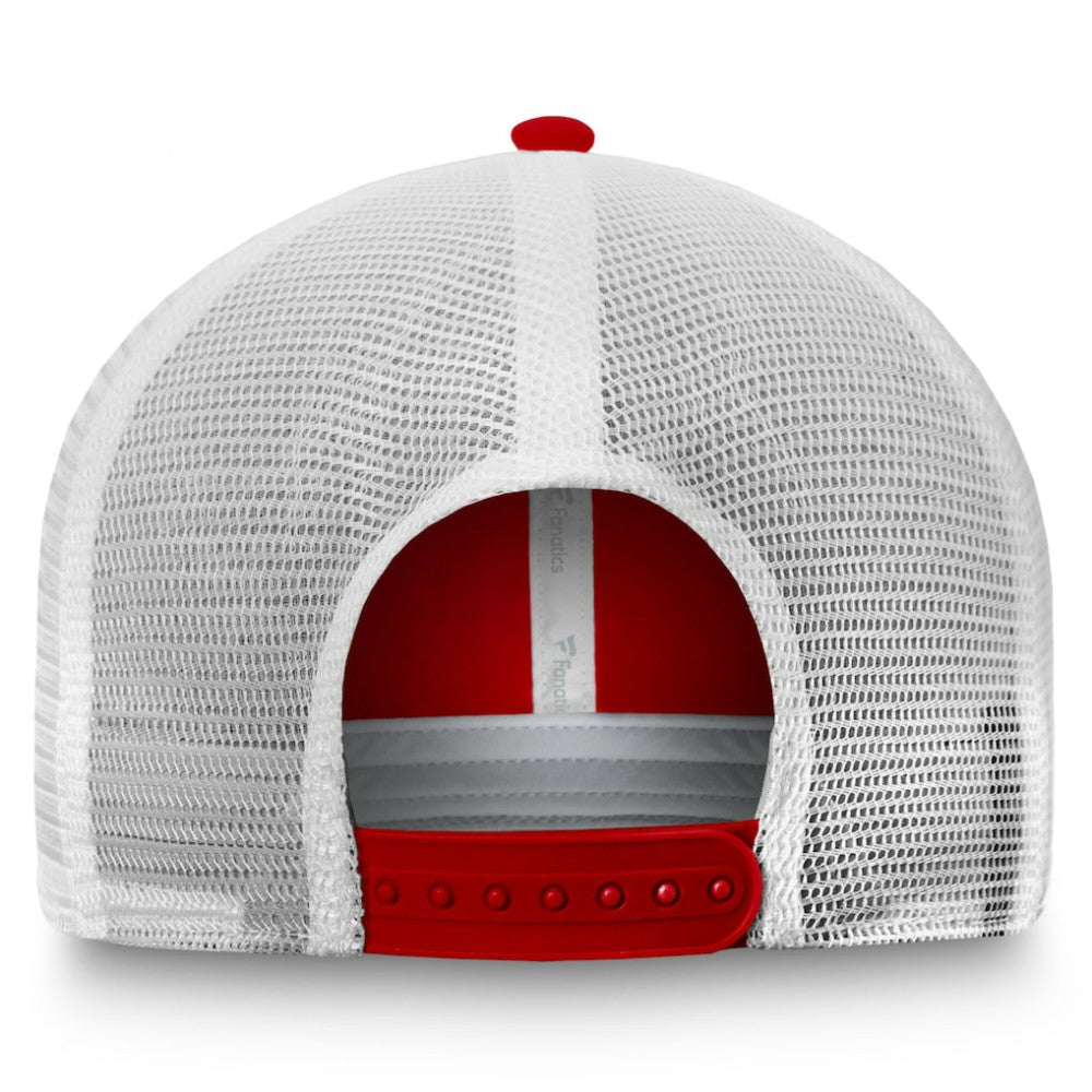 New Jersey Devils Fanatics Core Primary Logo Trucker Adjustable Hat - Red/White | Fanatics discount