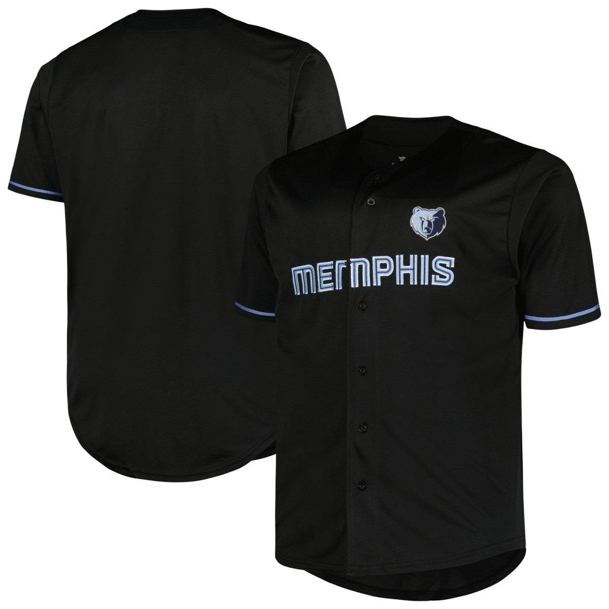 Memphis Grizzlies Profile Big & Tall Pop Jersey Black