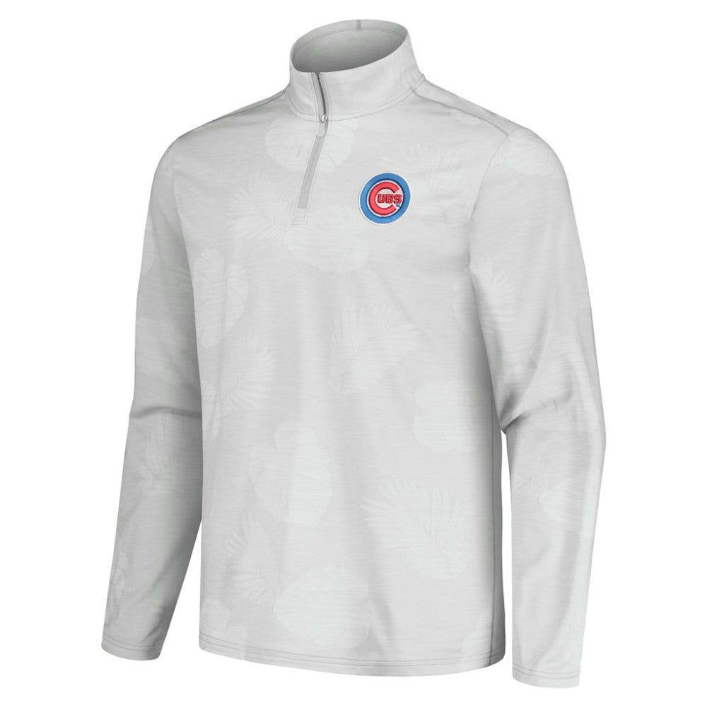 Chicago Cubs Tommy Bahama Delray Frond IslandZone Half-Zip Jacket Near Me