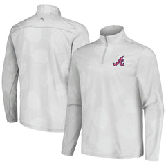 Atlanta Braves Tommy Bahama Delray Frond IslandZone Half-Zip Jacket Outlet