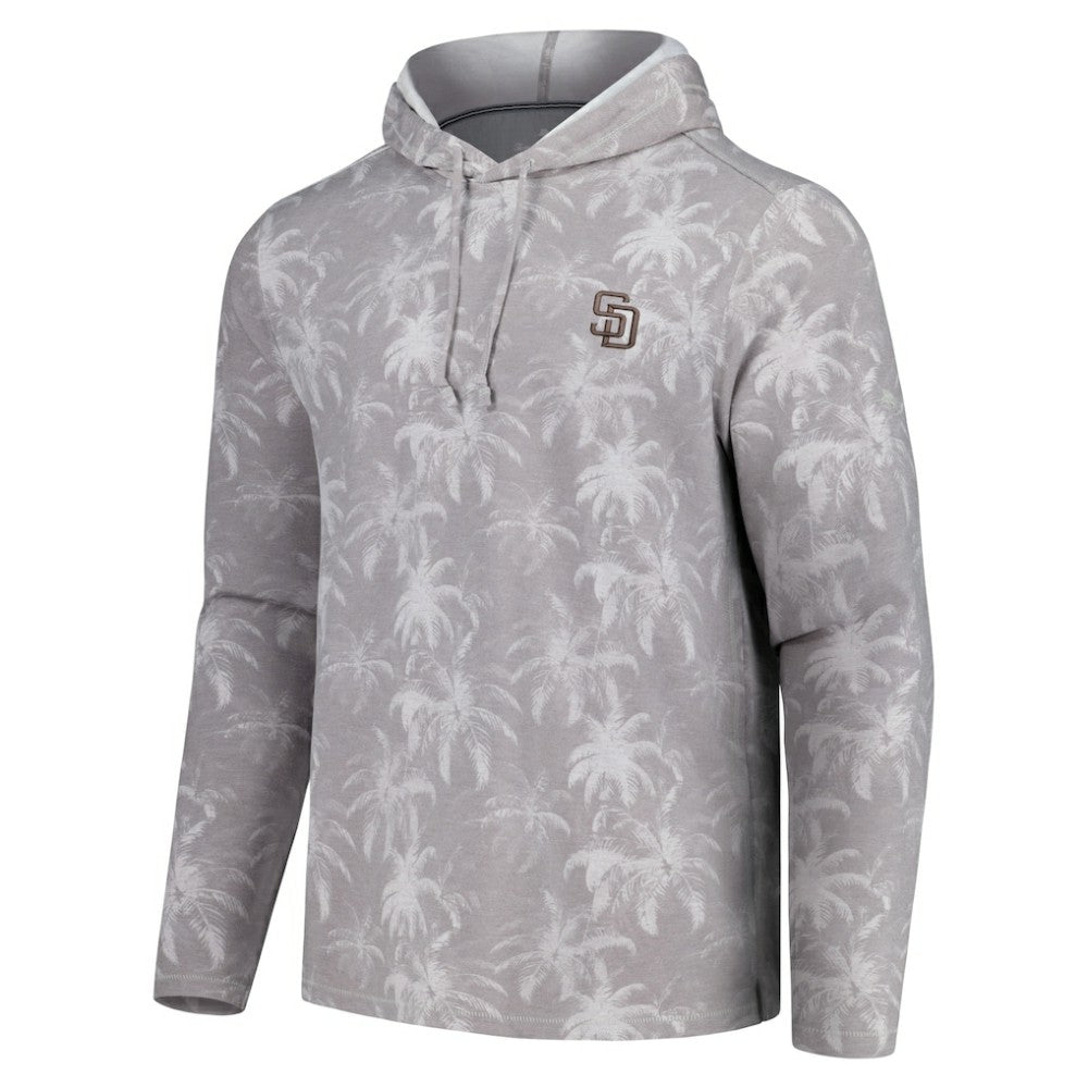 San Diego Padres Tommy Bahama Palm Frenzy Hoodie Long Sleeve T-Shirt Outlet