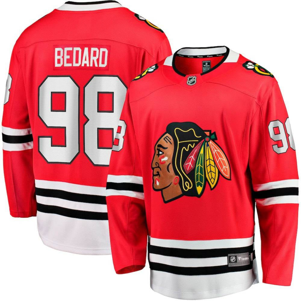 Connor Bedard Chicago Blackhawks Fanatics Home Breakaway Player Jersey - Red | Fanatics discount