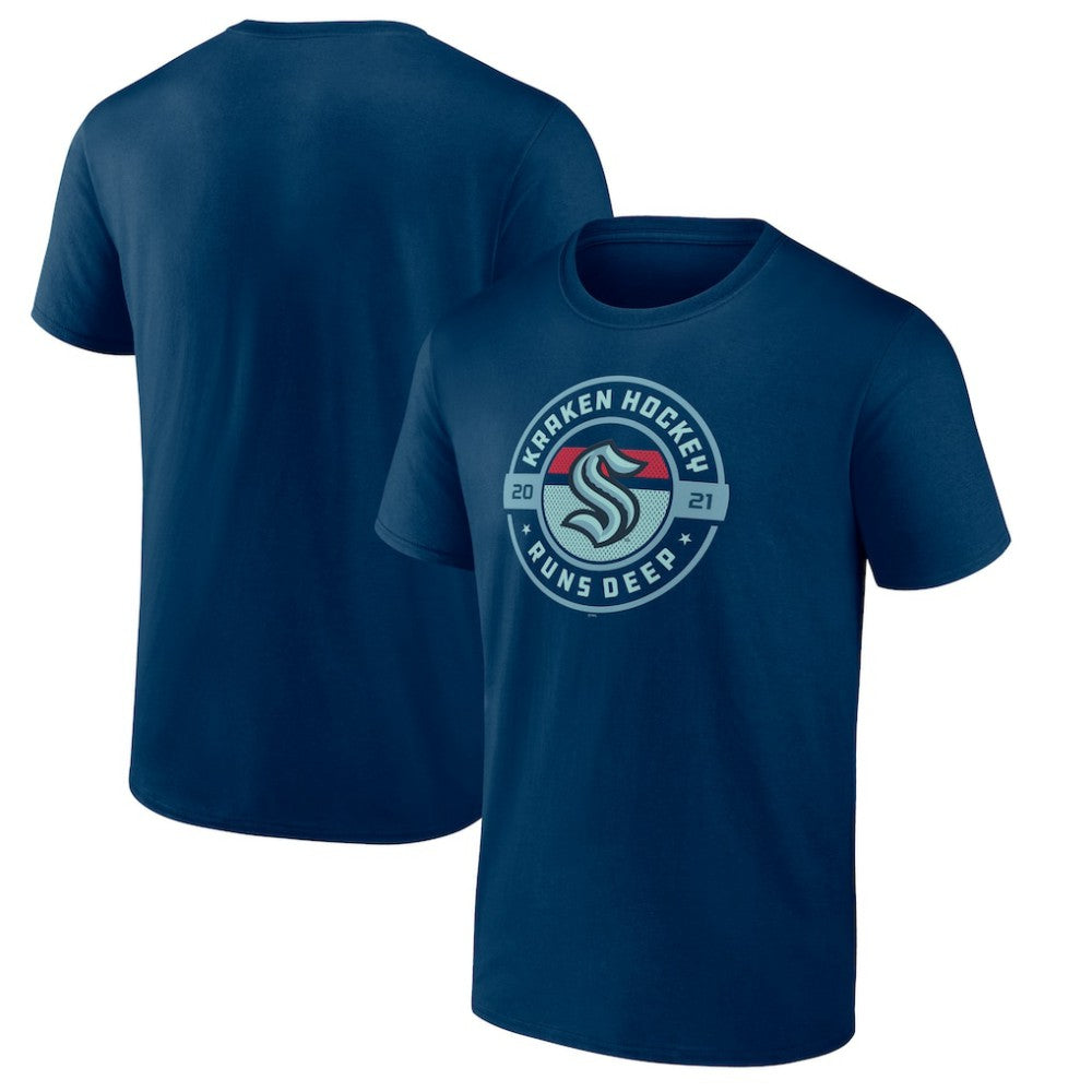 Seattle Kraken Fanatics Local T-Shirt - Deep Sea Blue | Fanatics on sale