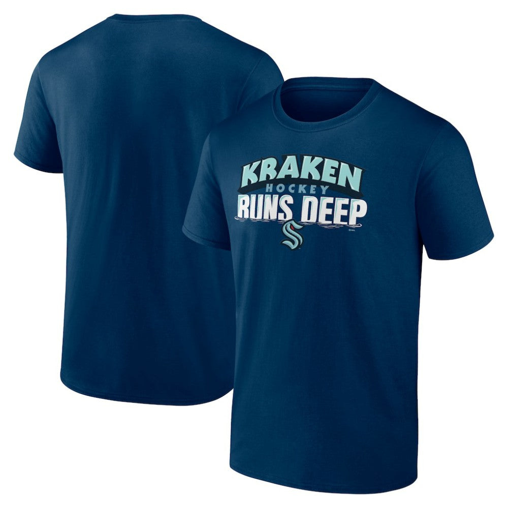 Seattle Kraken Fanatics Local T-Shirt - Deep Sea Blue | Fanatics Clearance