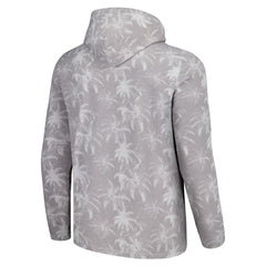 New York Giants Palm Frenzy Hoodie Long Sleeve T-Shirt - Gray - Tommy Bahama