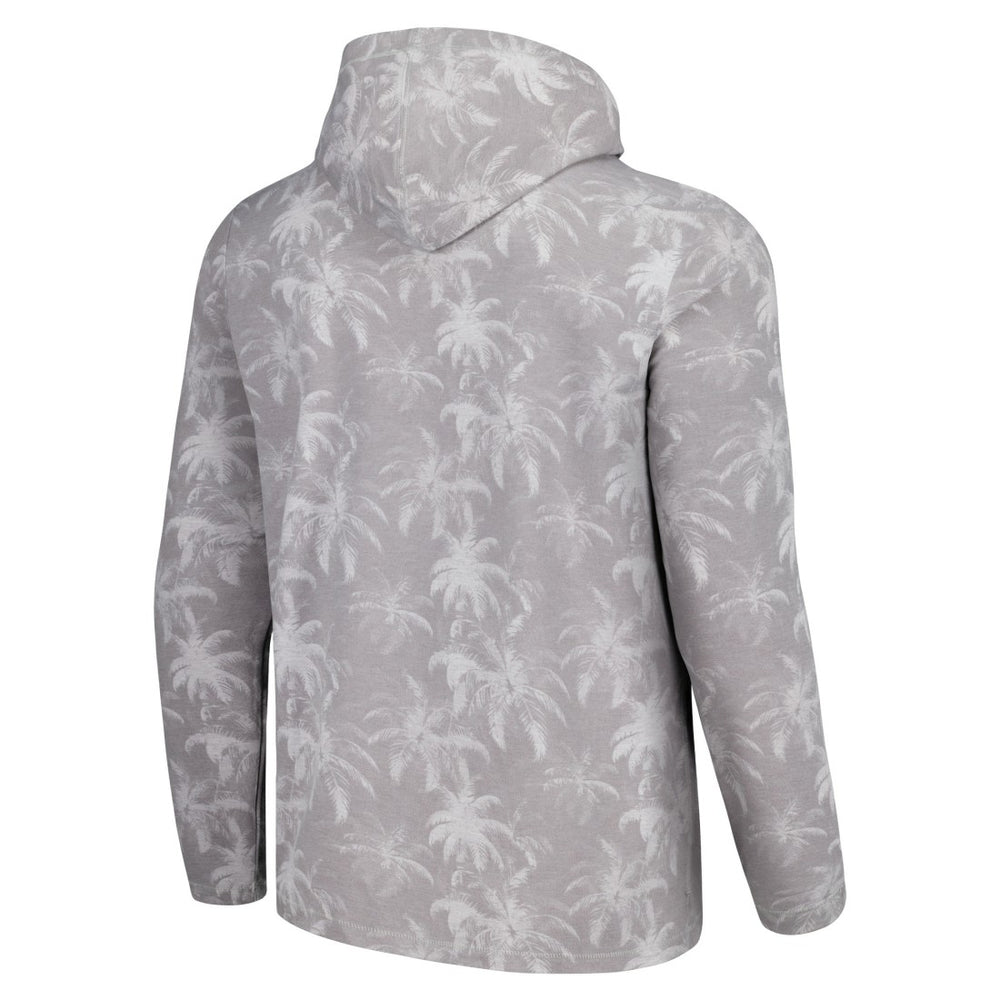Detroit Lions Palm Frenzy Hoodie Long Sleeve T-Shirt - Gray - Tommy Bahama