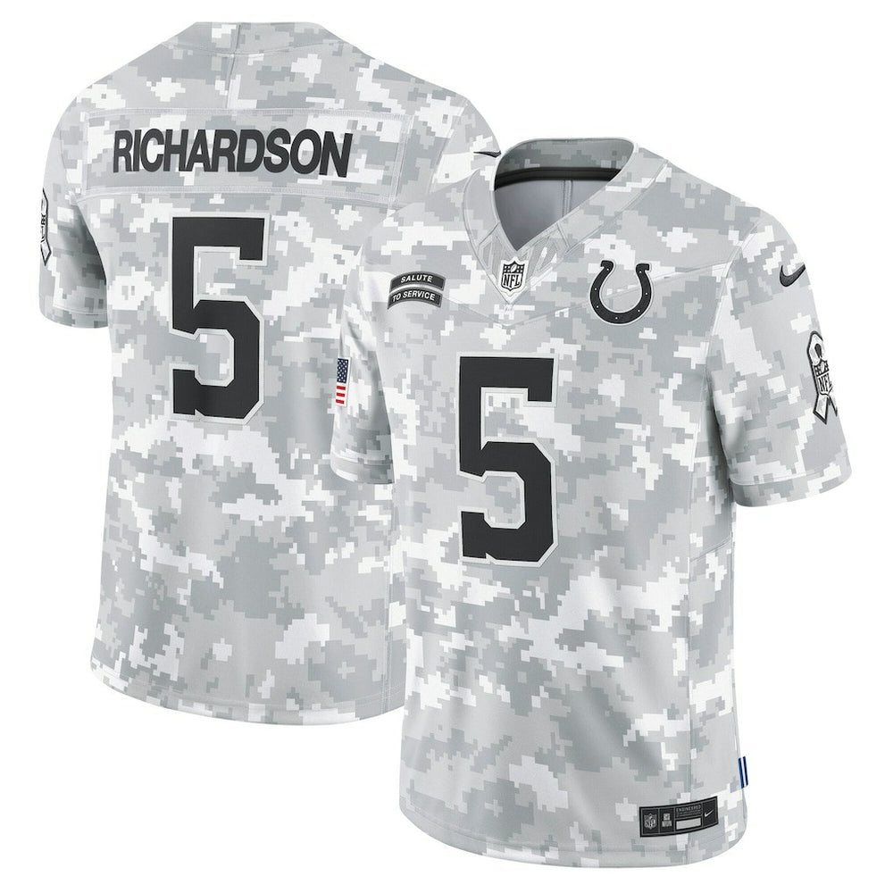 Anthony Richardson Indianapolis Colts 2024 Salute to Service Limited Jersey - Arctic Camo - Nike